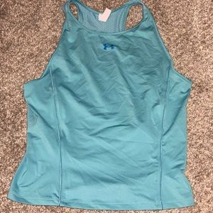 Brand New Blue Cropped Under Armour Tank